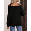 Kadın Askılı Iki Omuzu Açık Salaş Yün Viskon Bluz