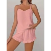 Kadın Ip Askılı Atlet Ve Alt Pon Pon Aerobin Short Takım