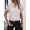 Kadın Kısa Kollu Hakim Yaka Sofya Bluz