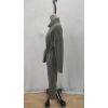 Kadın Uzun Kollu Balıkçı Yaka Belden Lastikli Modal Bluz Ve Pantolon Ikili Takım