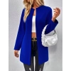 Kadın Uzun Kollu önü Açık Uzun Modal Ceket