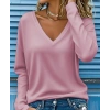 Kadın Uzun Kollu V Yakalı Dalgıç Bluz
