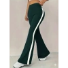 Kadın Yüksek Bel İspanyol Paçalı Yanlardan şerit Detaylı Dalgıç Tayt Pantolon