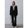 Kalpli Ceket Takım - Siyah