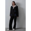 Kalpli Ceket Takım - Siyah