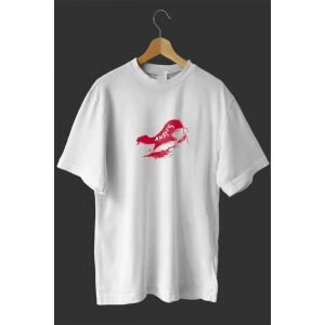 1 Mayıs Emekçilerimiz İçin Özel Tasarım 1 Mayıs Baskılı T-shirt - Beyaz