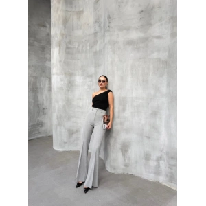 230 Gr Poly Viscose Full Lycra İspanyol Paça Pantolon