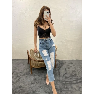 5998 KOT PANTOLON-MAVİ