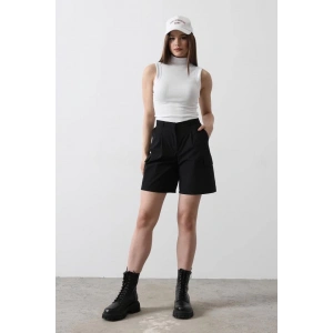 Cargo Cepli Şort - Siyah