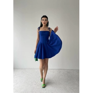 Clara Askılı Mini Elbise