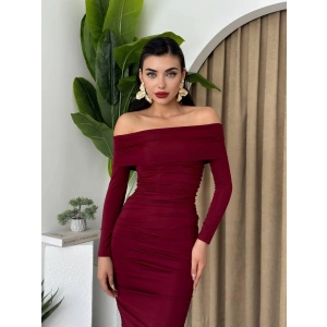 Dakota Drapeli Elbise