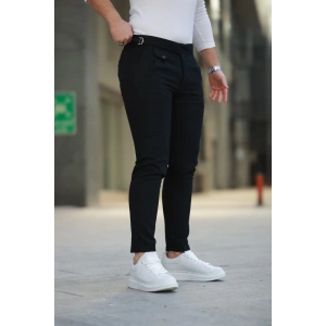 Erkek Bel Toka Detaylı Pileli Pantolon