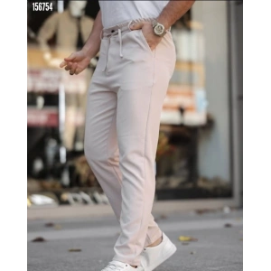 Erkek Beli Bağcıklı Jogger Pantolon