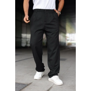 Erkek Beli Lastikli Baggy Pantolon