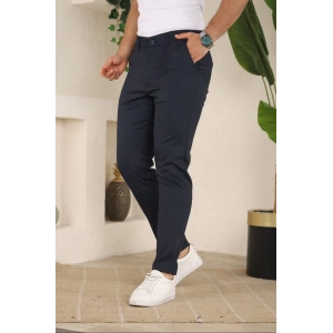 Erkek Casual Slim Fit Cord Desenli Kumaş Pantolon