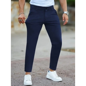 Erkek Cepli Slimfit Atlas Pantolon