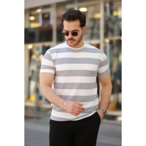 Erkek çift Renk Pamuklu örme Kumaş Kısa Kollu T-shirt