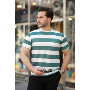 Erkek çift Renk Pamuklu örme Kumaş Kısa Kollu T-shirt