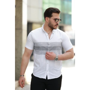 Erkek Desenli Kısa Kollu Gömlek