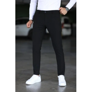 Erkek Düz Kesim Bilek Boy Kumaş Pantolon