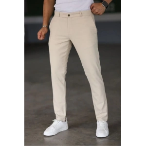 Erkek Düz Kesim Bilek Boy Kumaş Pantolon