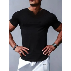 Erkek Kısa Kollu V Yaka Süprem T-shirt