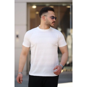 Erkek Mini Jakarlı Kısa Kollu T-shirt