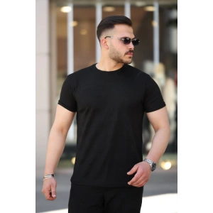 Erkek Mini Jakarlı Kısa Kollu T-shirt