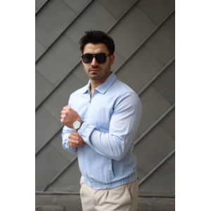 Erkek Pamuklu Keten Kumaş Ceket