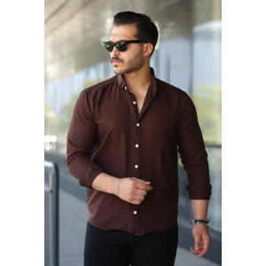 Erkek Uzun Kollu Regular Sofya Keten Gömlek