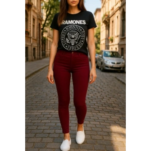 Gabardin Kumaş Yüksek Bel Pantolon 90cm Bel 38cm