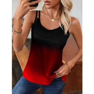 Kadın Askılı Yuvarlak Yaka Süprem Bluz