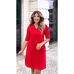 Kadın Fakir Kol V Yaka Aerobin Elbise