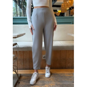 Kadın Krep Kumaş Balon Pantolon