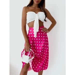 Kadın Mikro Kumaş Dijital Baskılı Midi Boy Etek