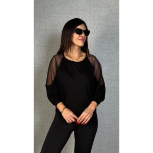 Kadın Omuzları File Detay Fakir Kol Bluz