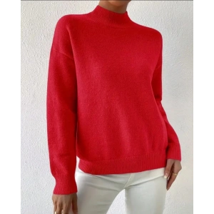 Kadın Uzun Kollu Balıkçı Yaka Triko Bluz