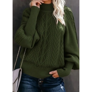 Kadın Uzun Kollu Balıkçı Yaka Triko Kazak