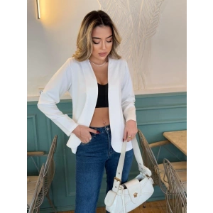 Kadın Uzun Kollu önü Açık Blazer Ceket