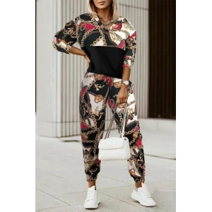 Kadın Uzun Kollu V Yaka Göğüs Altı Kadife Detay Mikro Ikili Takım