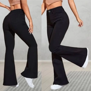 Kadın Yüksek Bel Bol Paça Pantolon