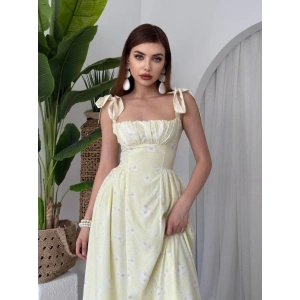 Khalesı Omuz Bağlamalı Elbise