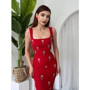 Ners Taş Detaylı Elbise