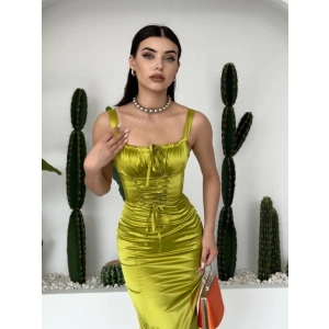 PAG İP ASKILI ELBİSE