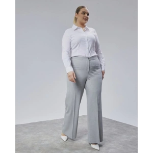 Poly Viscose Full Lycra Beli̇ Lasti̇kli̇ Battal Pantolon