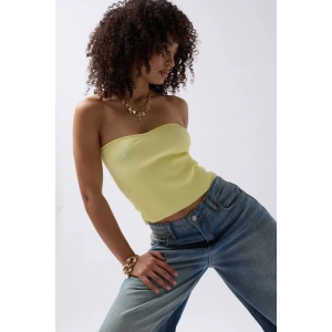 Straplez Dokulu Crop