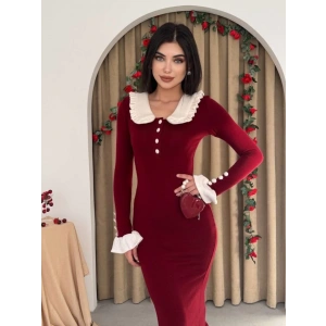 Sura Bebe Yaka Elbise