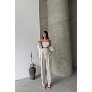 TASARIM PANTOLON - Bej