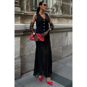 Yelek Ve Pilise Etekli Premium Takım 10096