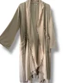 %100 pamuk garnili kaftan-Bej